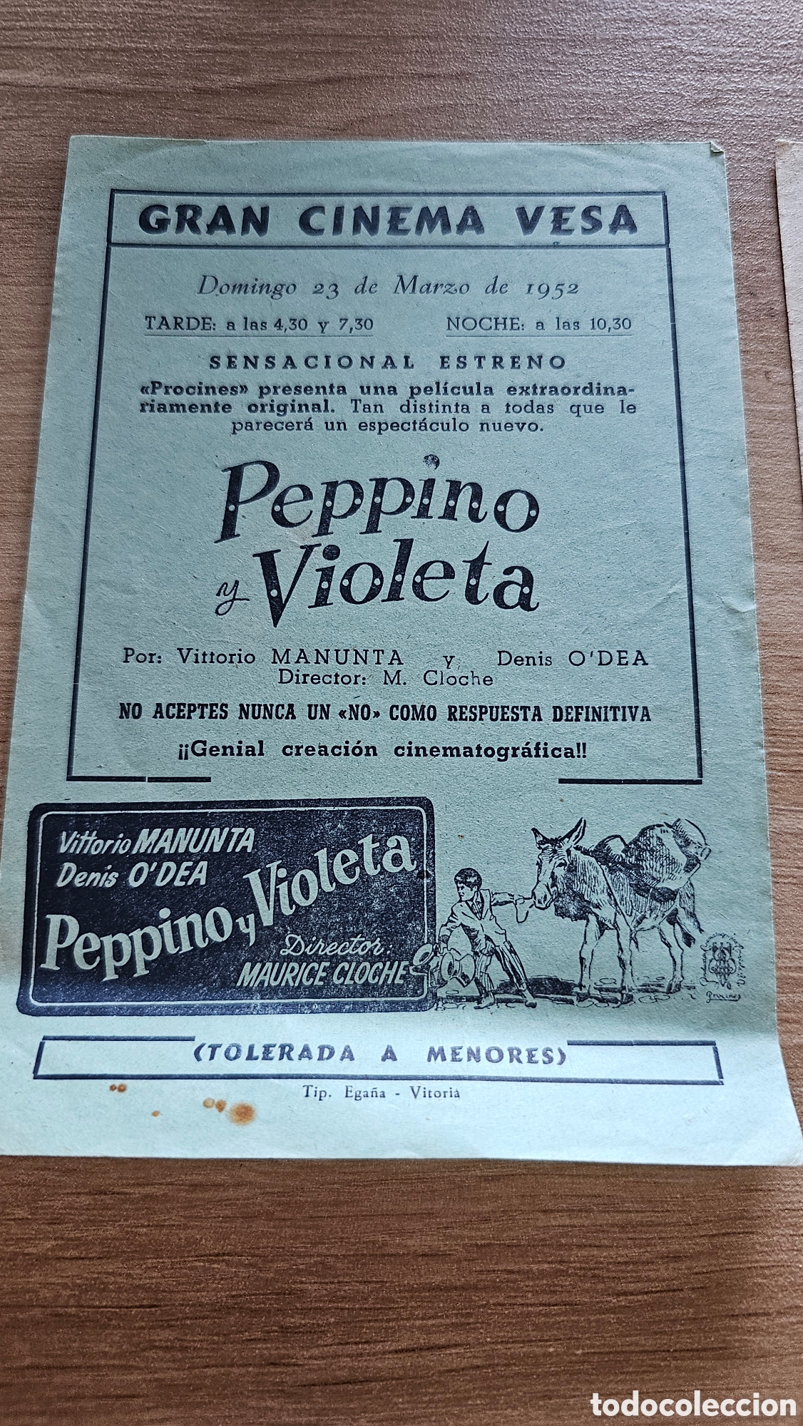 Cine: 2 Programas cine PEPPINO Y VIOLETA - Foto 2
