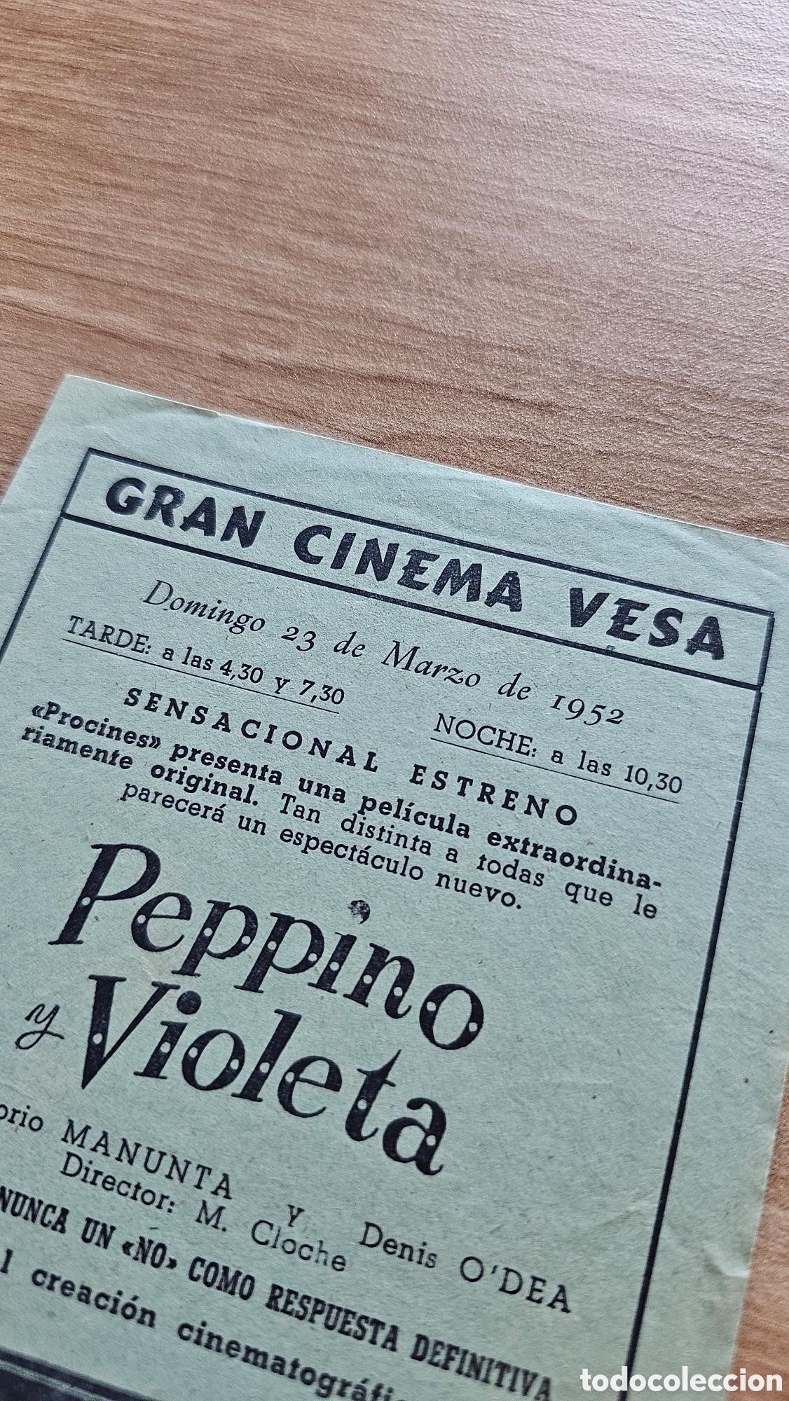 Cine: 2 Programas cine PEPPINO Y VIOLETA - Foto 4