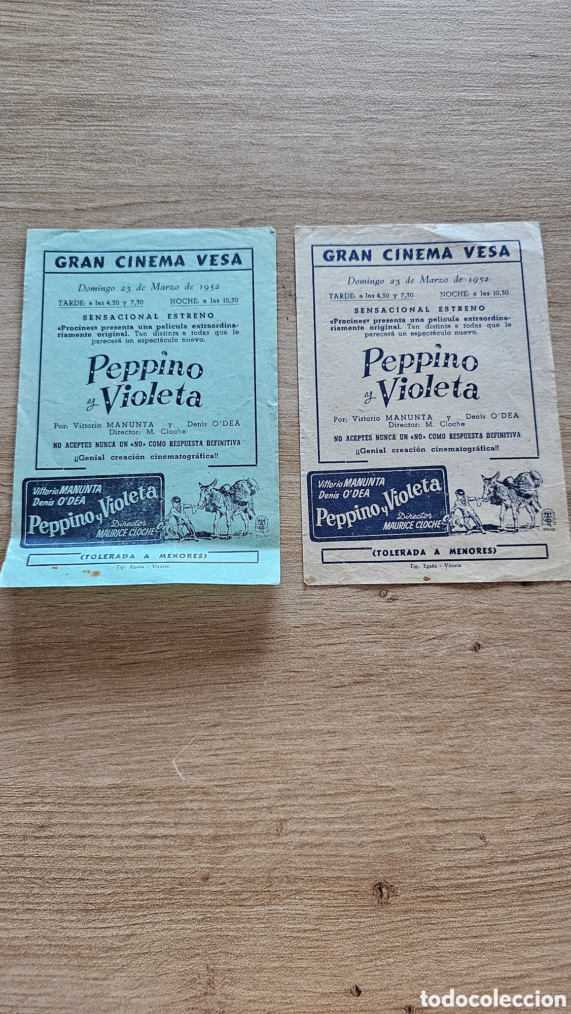 Cine: 2 Programas cine PEPPINO Y VIOLETA - Foto 1