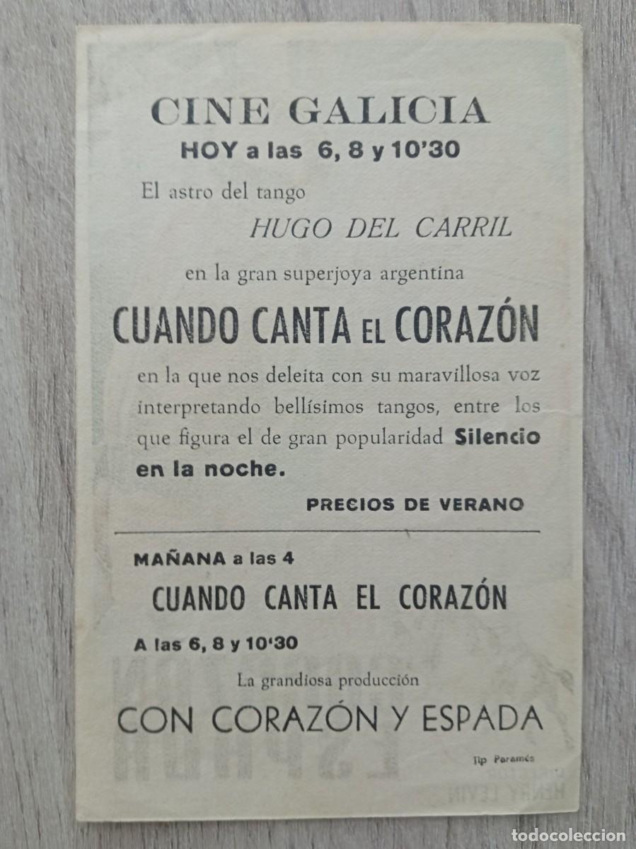 Cine: CON CORAZ&Oacute;N Y ESPADA, WILLARD PARKER, CINE GALICIA - Foto 2