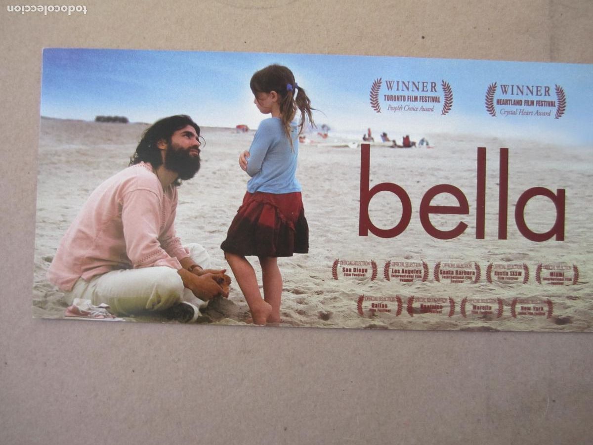 Folhetos de m&atilde;o de filmes antigos de cinema: bella folleto mano original invitacion preestreno - Tammy Blanchard