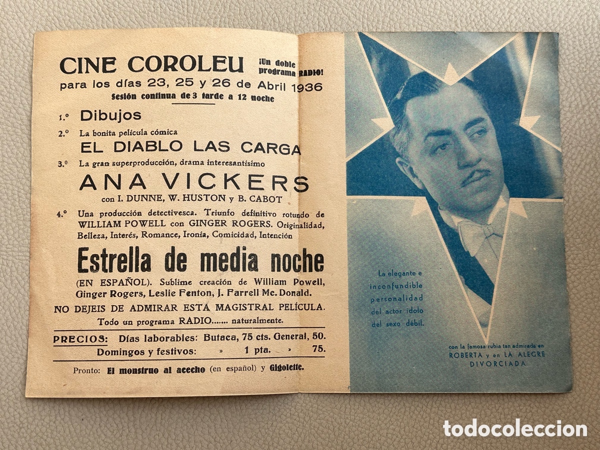 Cine: ESTRELLA DE MEDIA NOCHE PROGRAMA DE CINE - Foto 4