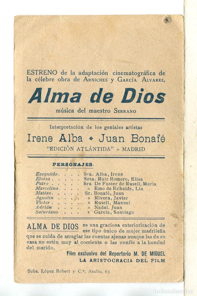 Cine: ALMA DE DIOS, con Irene Alba. - Foto 2