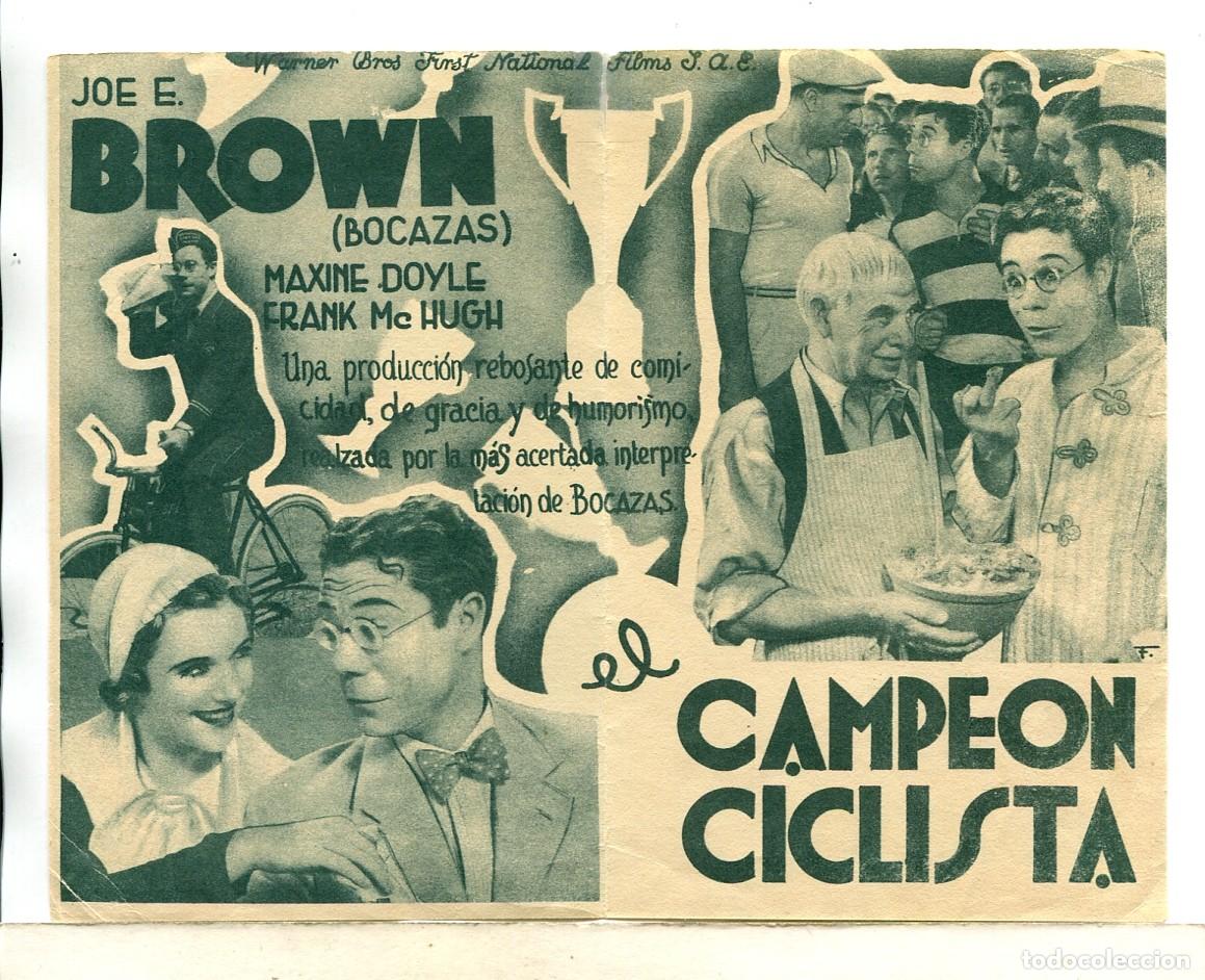 Cine: EL CAMPE&Oacute;N CICLISTA, con Joe E. Brown. - Foto 2