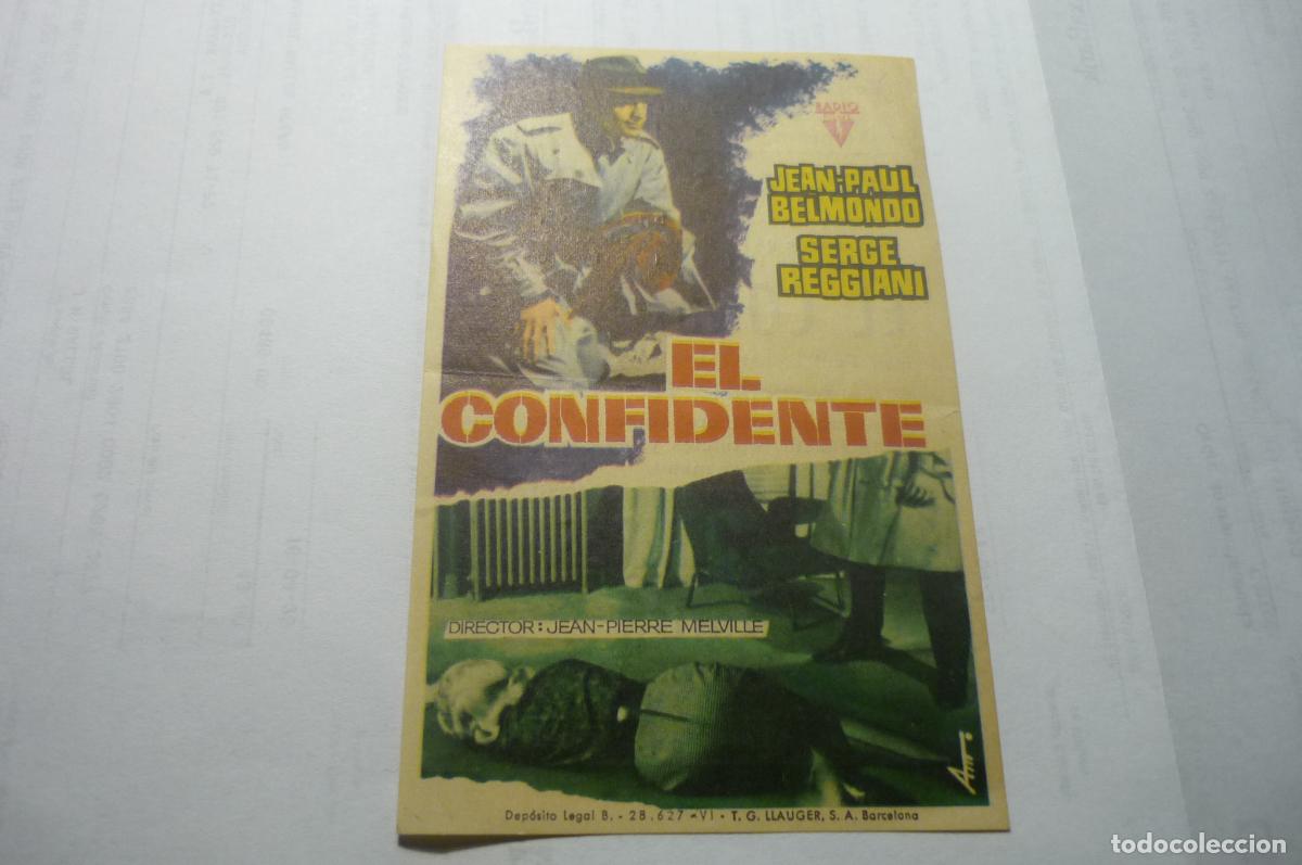 Cine: PROGRAMA EL CONFIDENTE JEAN PAUL BELMONDO PUBLICIDAD - Foto 1
