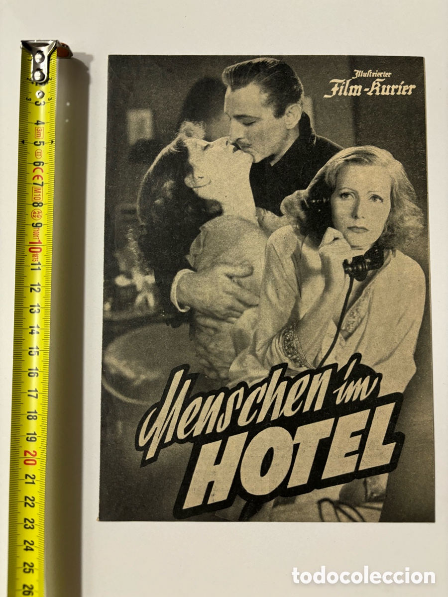 Cine: Programa alem&aacute;n Greta Garbo Gran hotel - Foto 1