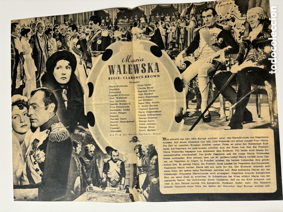 Cine: Programa alem&aacute;n Greta Garbo Mar&iacute;a Walewska - Foto 2
