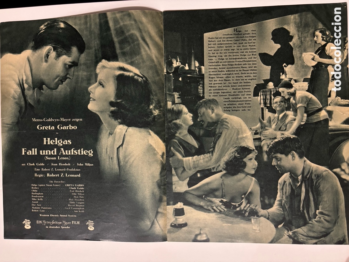 Cine: Programa alem&aacute;n Greta Garbo Susan Lenox - Foto 2