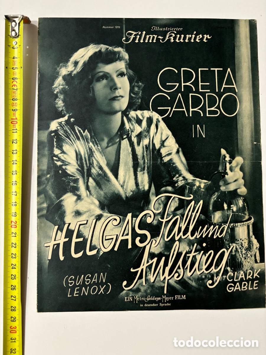 Cine: Programa alem&aacute;n Greta Garbo Susan Lenox - Foto 1