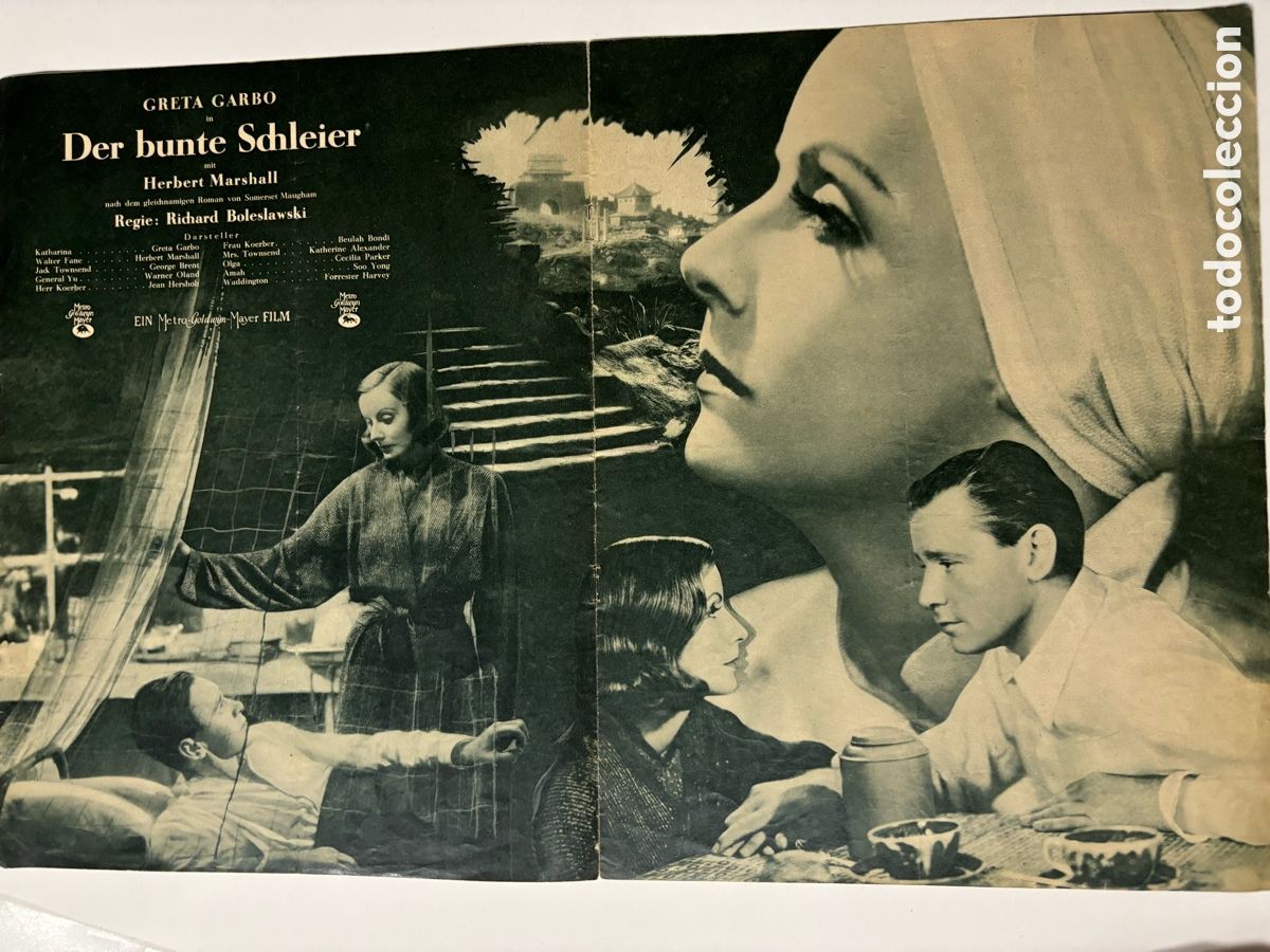Cine: Programa alem&aacute;n Greta Garbo el velo pintado - Foto 2