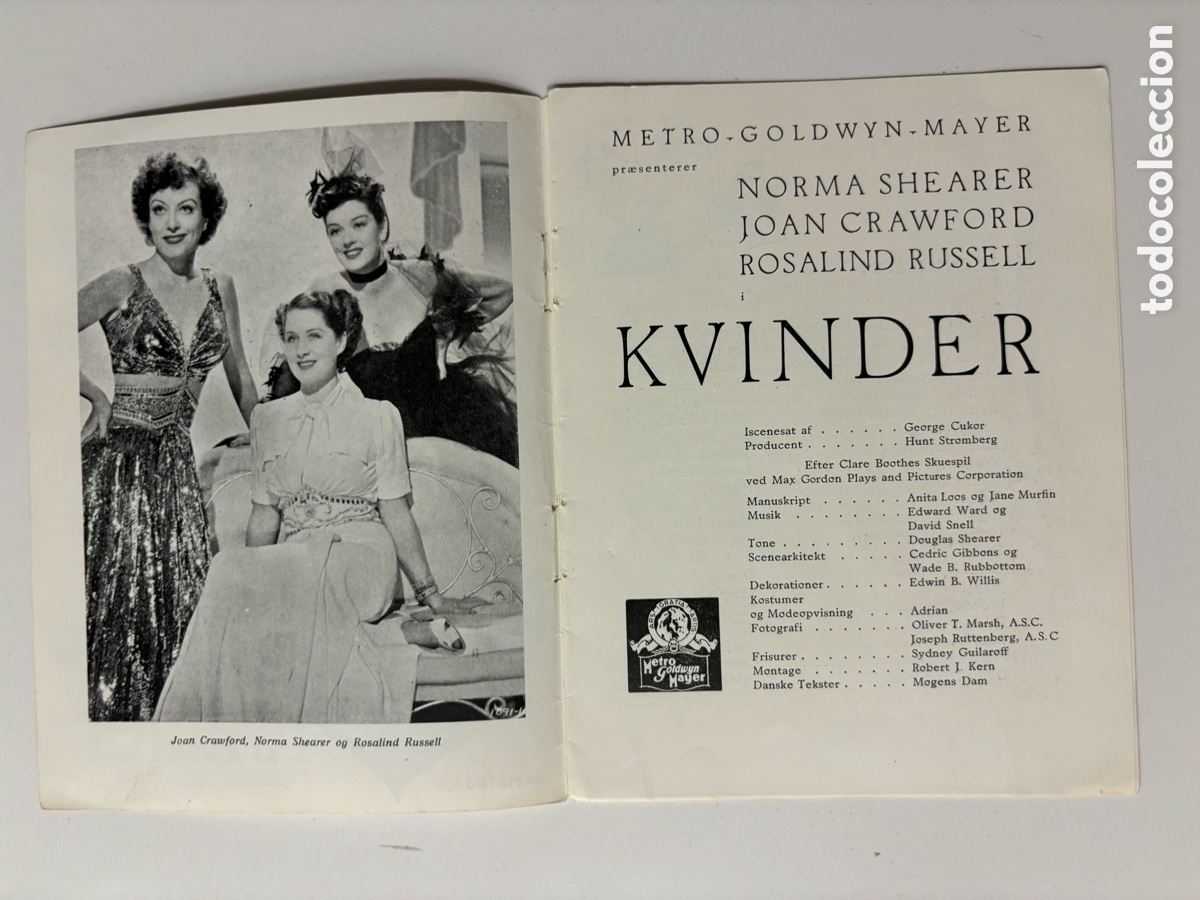 Cine: Programa dan&eacute;s Mujeres Joan Crawford Norma Shearer - Foto 2