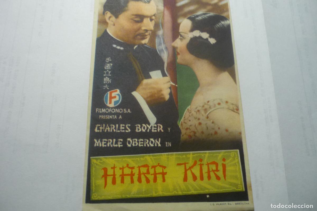 Cine: programa hara kiri ,-charles boyer publicidad - Foto 1