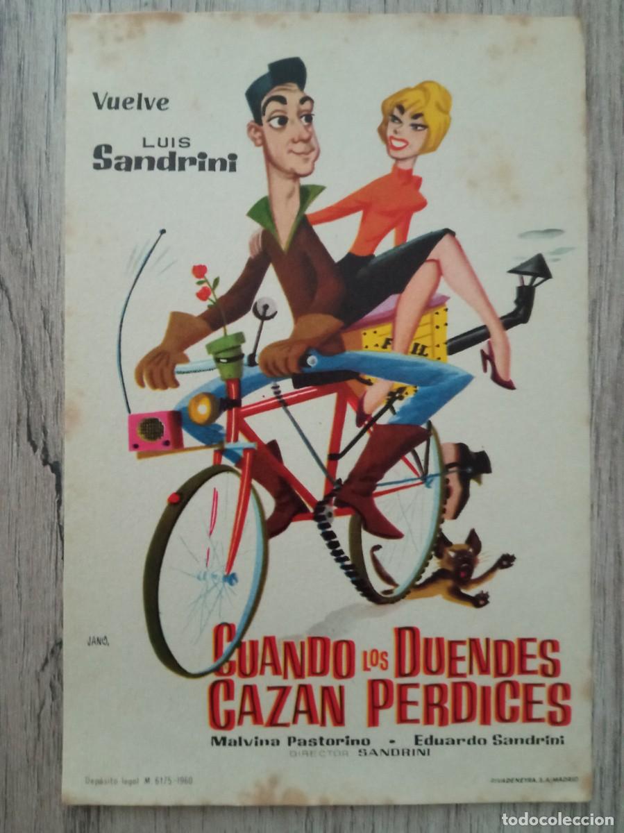 Cine: CUANDO LOS DUENDES CAZAN PERDICES, LUIS SANDRINI - Foto 1