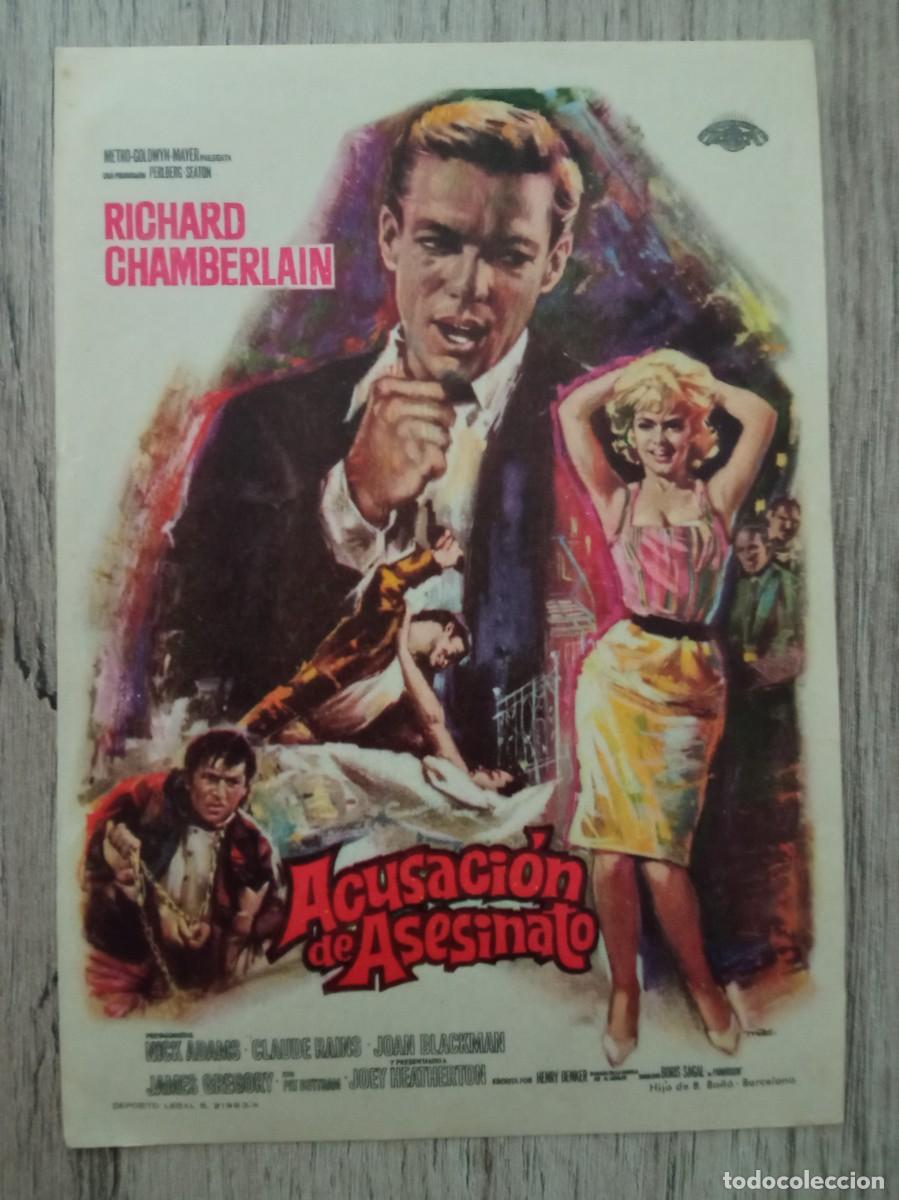 Cine: ACUSACI&Oacute;N DE ASESINATO, RICHARD CHAMBERLAIN - Foto 1