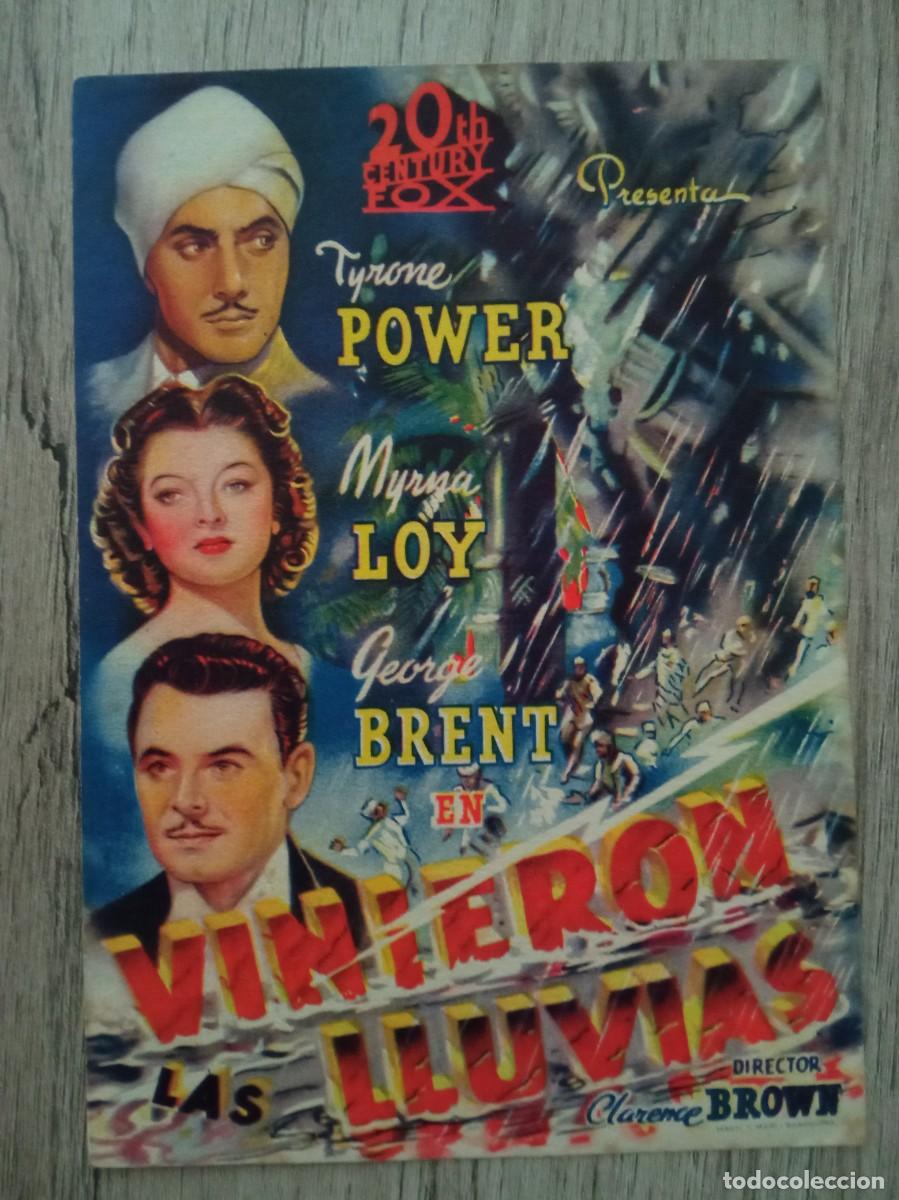 Cine: VIVIERON LAS LLUVIAS, TYRONE PWER - Foto 1
