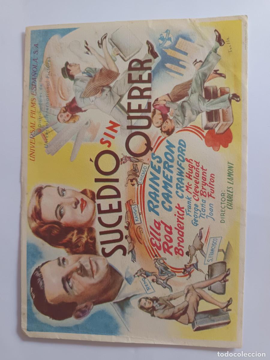 Cine: PROGRAMA DE CINE SUCEDIO SIN QUERER - Foto 1