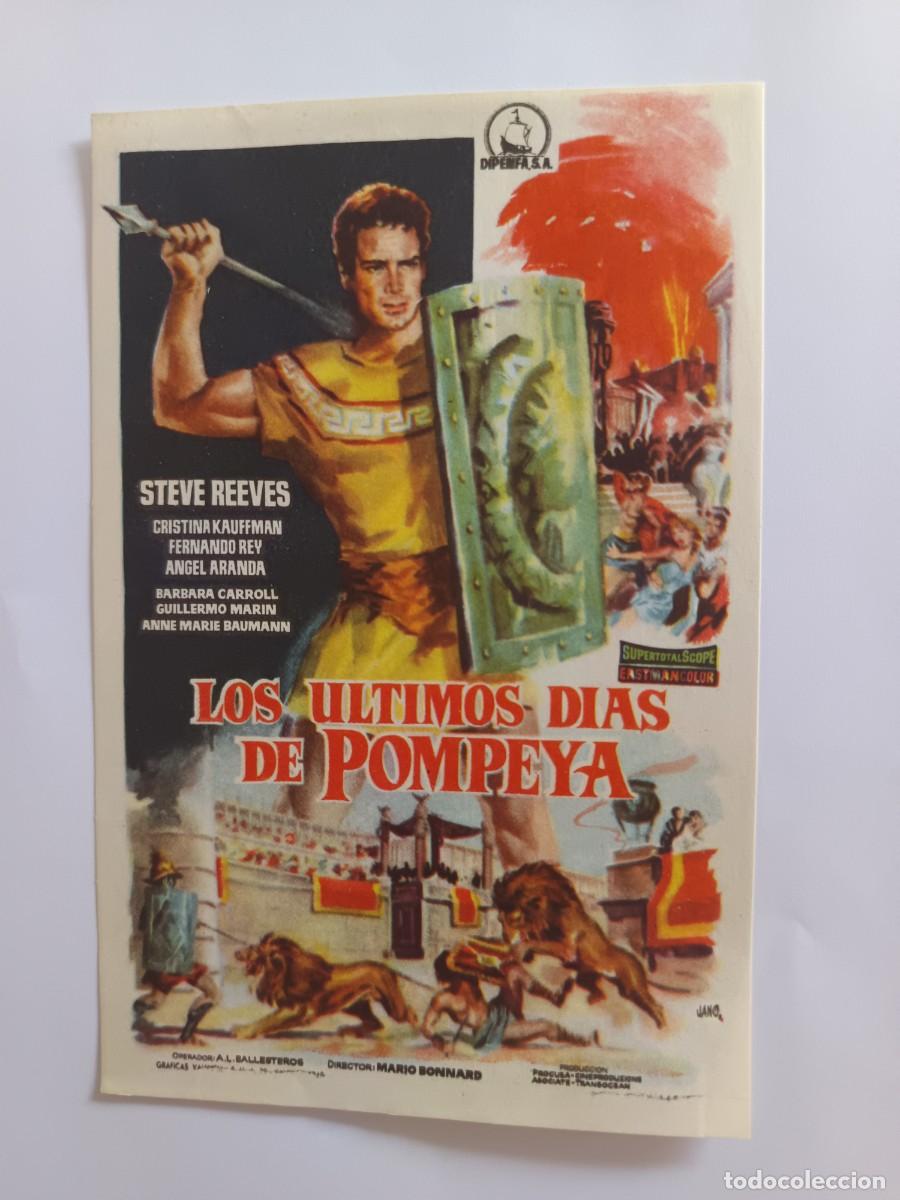 Cine: PROGRAMA DE CINE LOS ULTIMOS DIAS DE POMPEYA - Foto 1