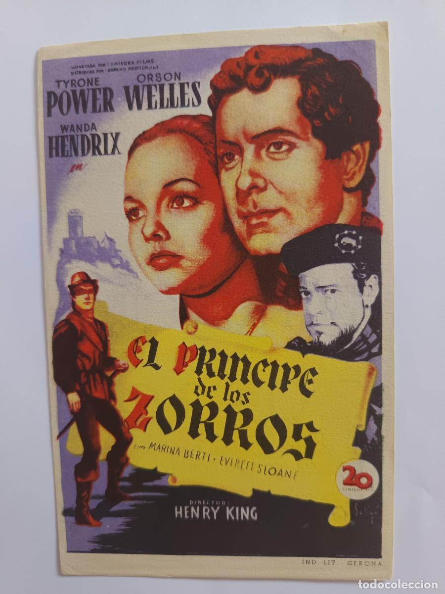 Cine: PROGRAMA DE CINE EL PRINCIPE DE LOS ZORROS - Foto 1