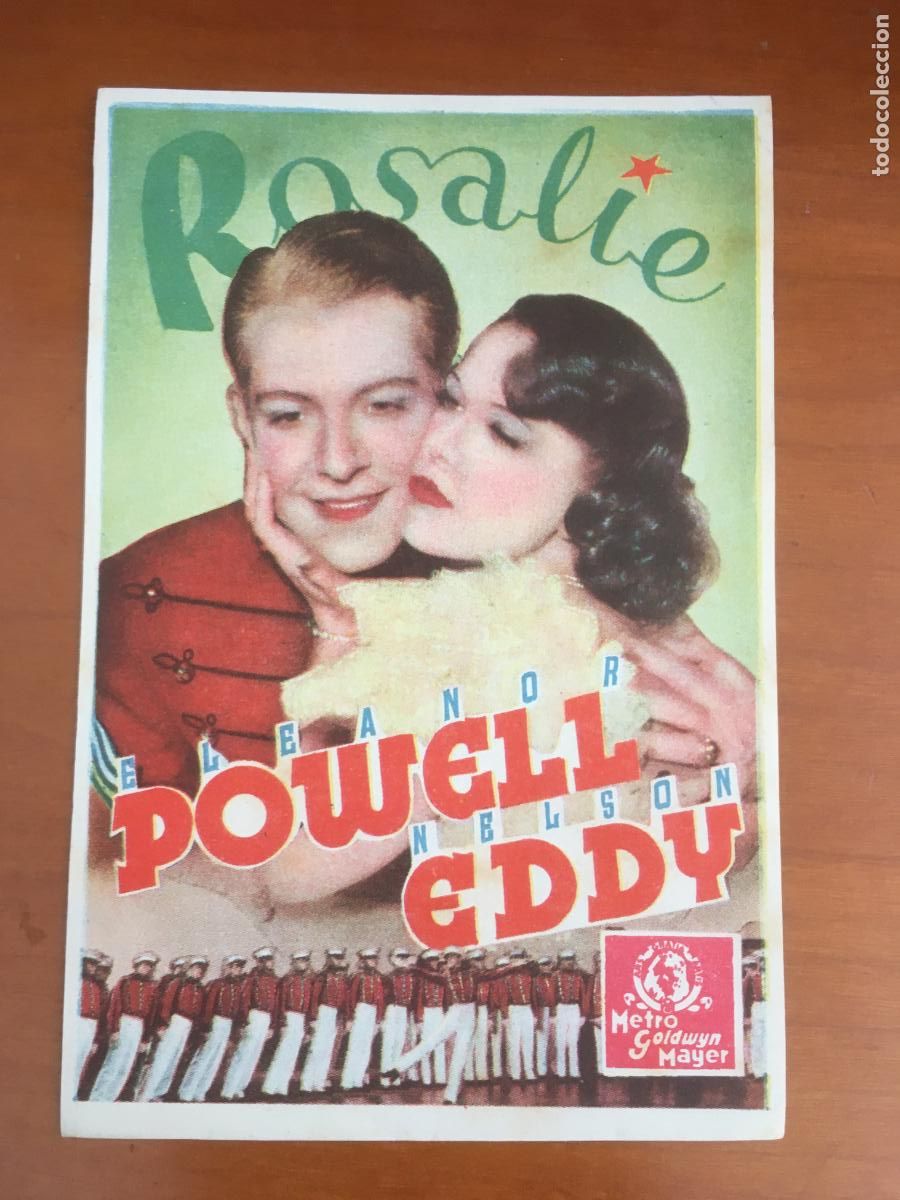 Folhetos de m&atilde;o de filmes antigos de cinema: rosalie folleto de mano original estreno muy buen estado