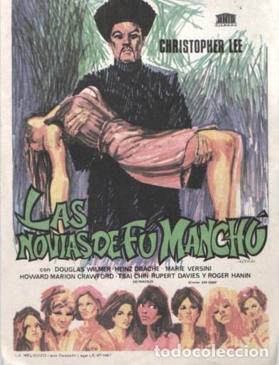 Cine: PROGRAMA DE CINE: LAS NOVIAS DE FU MANCH&Uacute;. PC-9998 - Foto 1