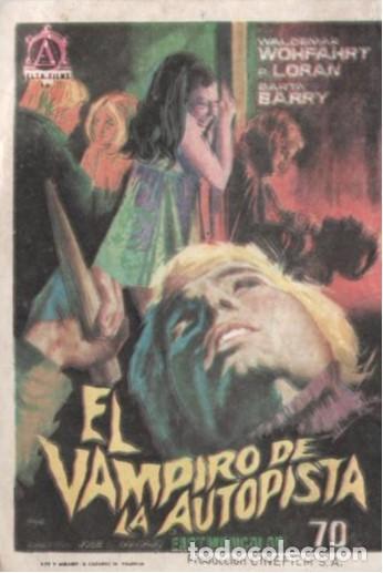 Cine: PROGRAMA DE CINE: EL VAMPIRO DE LA AUTOPISTA. PC-9999 - Foto 1