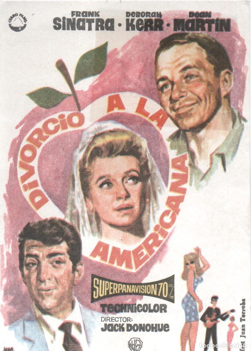 Cine: PROGRAMA DE CINE: DIVORCIO A LA AMERICANA. PC-10007 - Foto 1