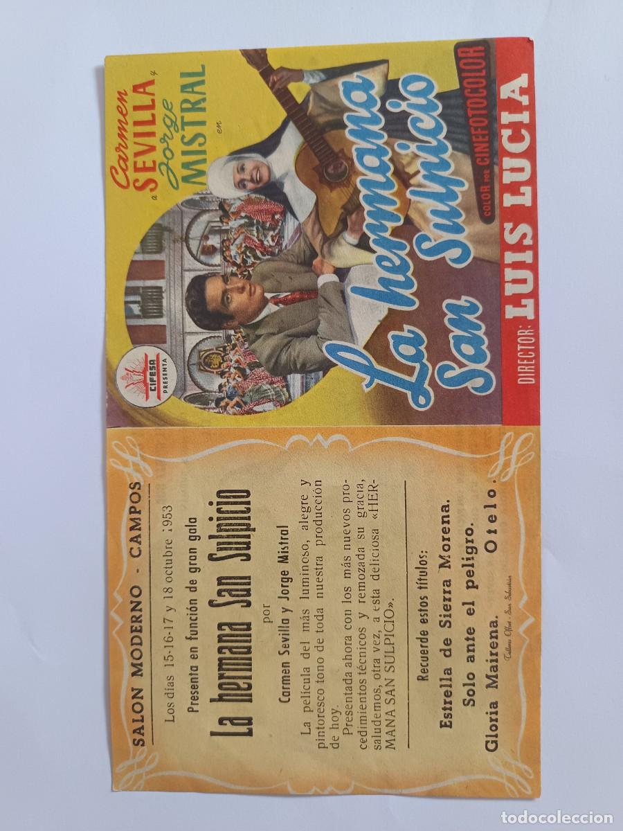 Cine: PROGRAMA DE CINE LA HERMANA SAN SUPLICIO - Foto 1