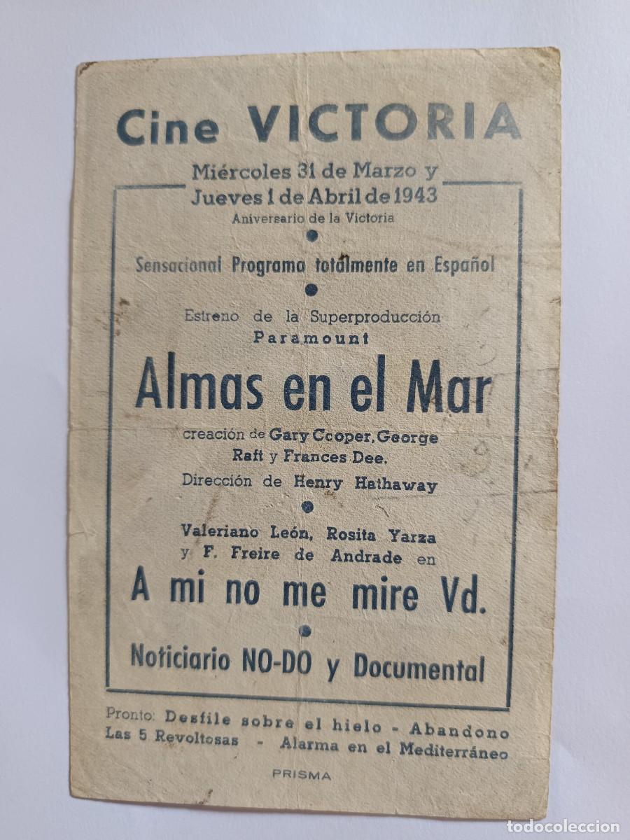 Cine: PROGRAMA DE CINE ALMAS EN EL MAR - Foto 2