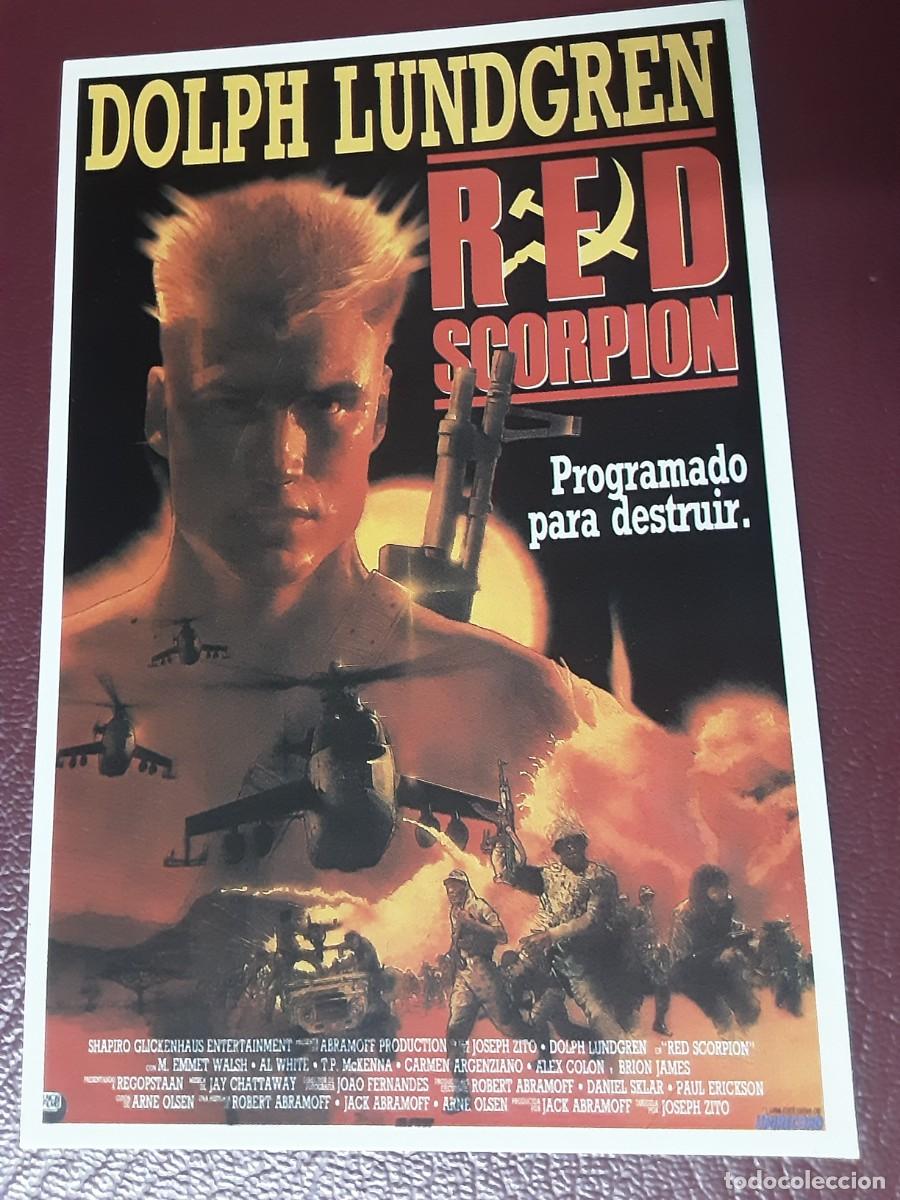 Cine: POSTAL RED SCORPION, PROGRAMADO PARA DESTRUIR, DOLPH LUNDGREN. - Foto 1