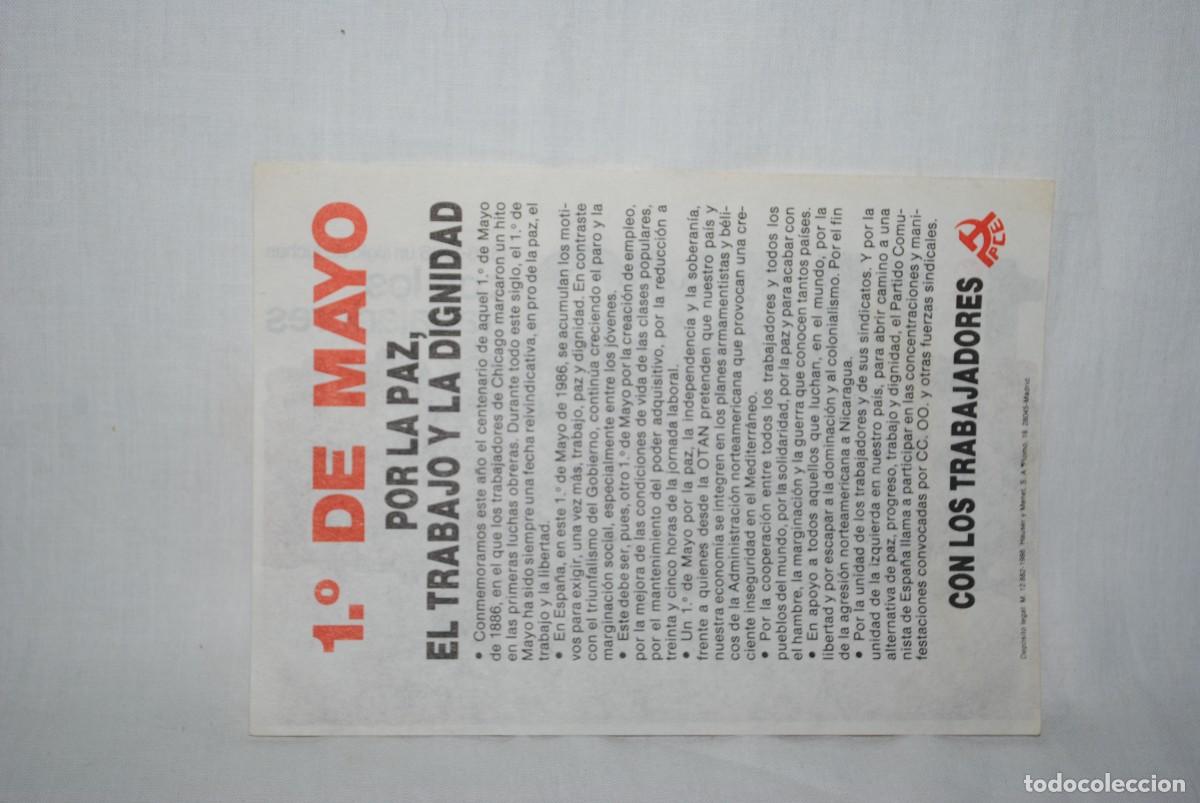 Cine: PROGRAMA DE MANO DEL 1&ordm; DE MAYO . - Foto 2