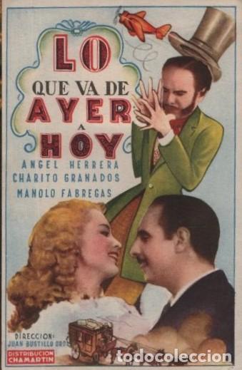 Cine: PROGRAMA DE CINE: LO QUE VA DE AYER A HOY PC-10022 - Foto 1