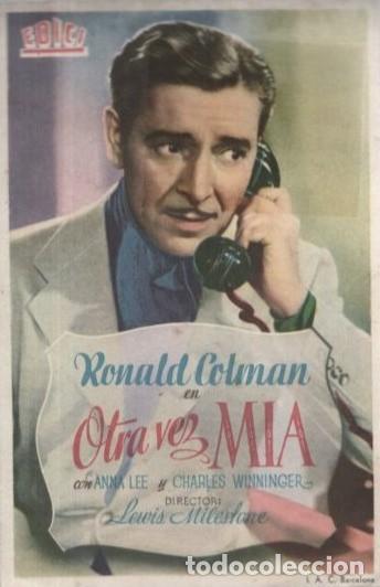 Cine: PROGRAMA DE CINE: OTRA VEZ MIA PC-10032 - Foto 1