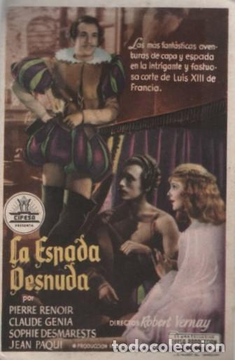 Cine: PROGRAMA DE CINE: LA ESPADA DESNUDA PC-10037 - Foto 1