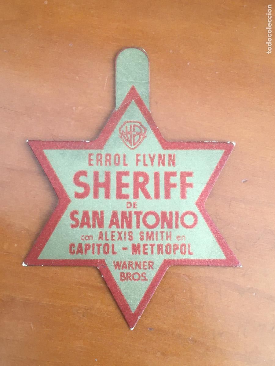 Folhetos de m&atilde;o de filmes antigos de cinema: san antonio troquelado folleto de mano original estreno muy buen estado