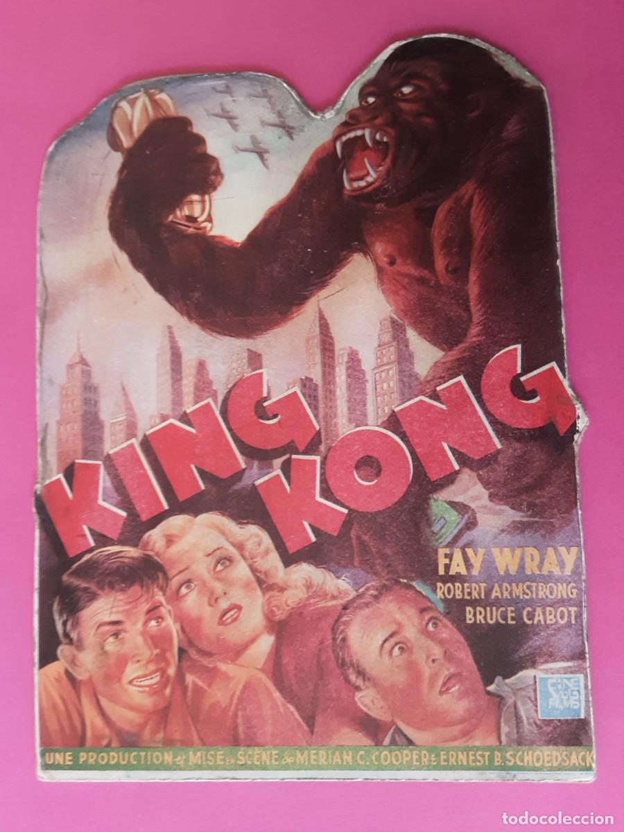 Cine: KING KONG, PROGRAMA FRANC&Eacute;S TROQUELADO DE CART&Oacute;N. - Foto 1