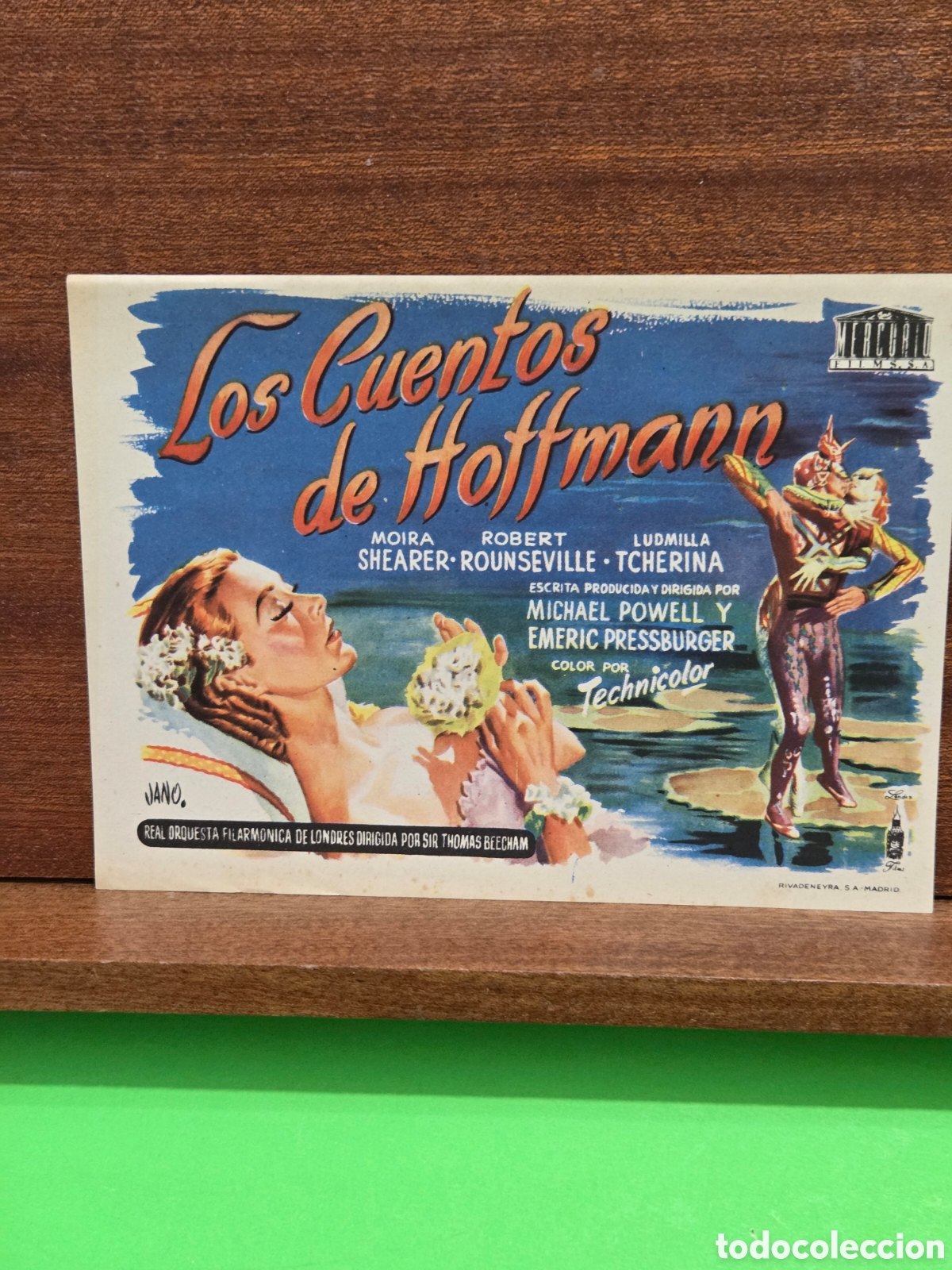 Cine: FOLLETO DE MANO...PROGRAMA DE MANO...&rdquo;&rdquo;LOS CUENTOS DE HOFFMANN&rdquo;&rdquo;.. - Foto 1