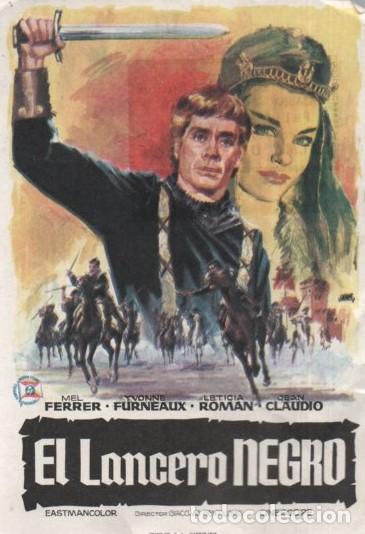 Cine: PROGRAMA DE CINE: EL LANCERO NEGRO PC-10043 - Foto 1