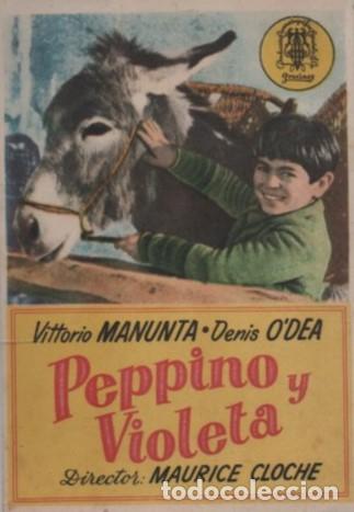 Cine: PROGRAMA DE CINE: PEPPINO Y VIOLETA PC-10050 - Foto 1