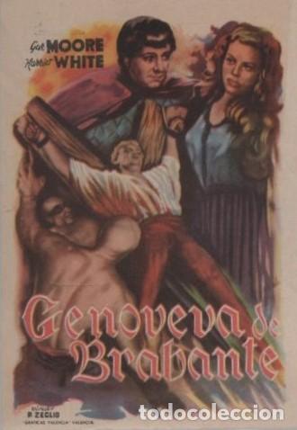 Cine: PROGRAMA DE CINE: GENOVEVA DE BRAVANTE PC-10056 - Foto 1