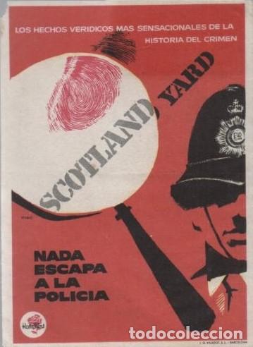Cine: PROGRAMA DE CINE: SCOTLAND YARD PC-10059 - Foto 1