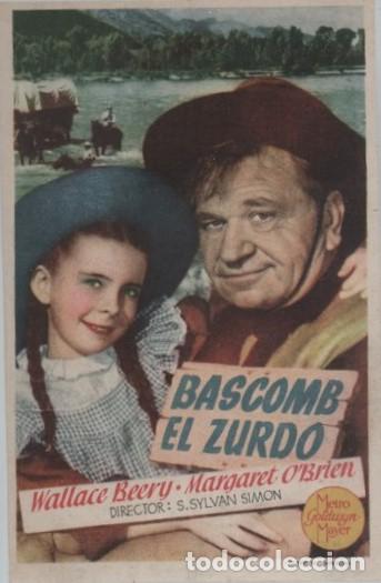 Cine: PROGRAMA DE CINE: BASCOMB EL ZURDO PC-10060 - Foto 1