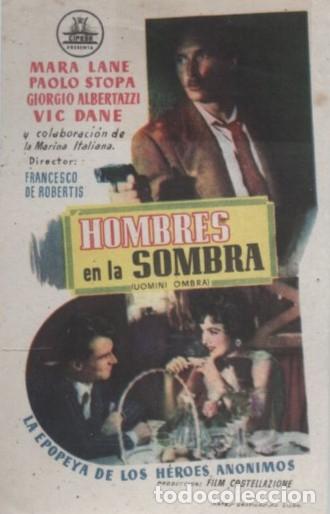 Cine: PROGRAMA DE CINE: HOMBRES EN LA SOMBRA PC-10064 - Foto 1