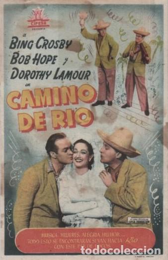Cine: PROGRAMA DE CINE: CAMINO DE RIO PC-10069 - Foto 1
