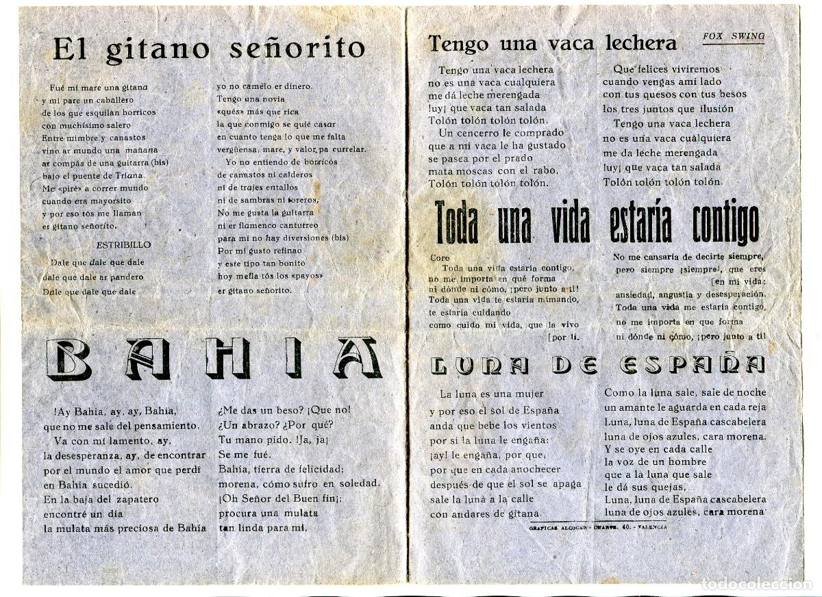 Cine: CANCIONERO. 14,5 X 21 cms. - Foto 1