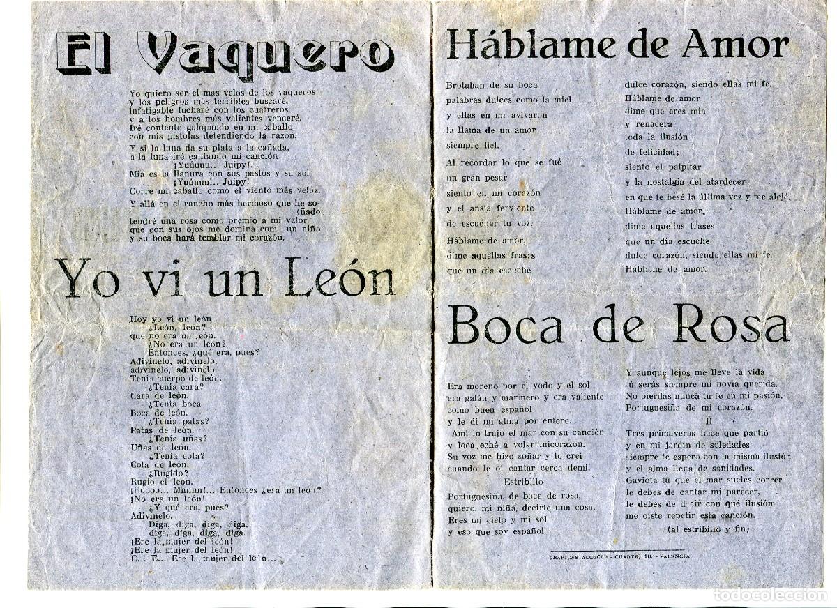 Cine: CANCIONERO. 14,5 X 21 cms. - Foto 2