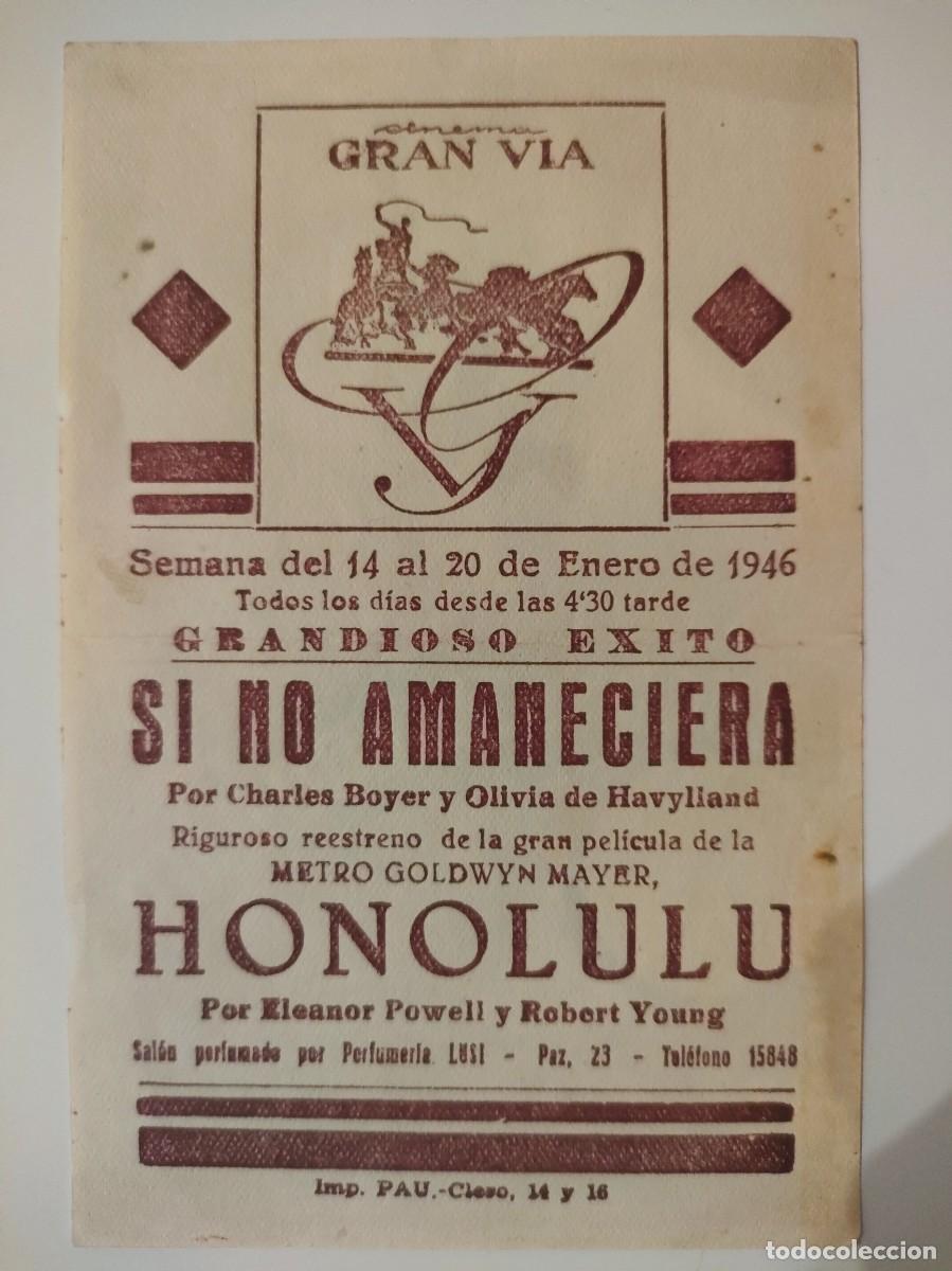 Cine: HONOLULU - SIMPLE CON PUBLICIDAD CINE GRAN VIA - Foto 2