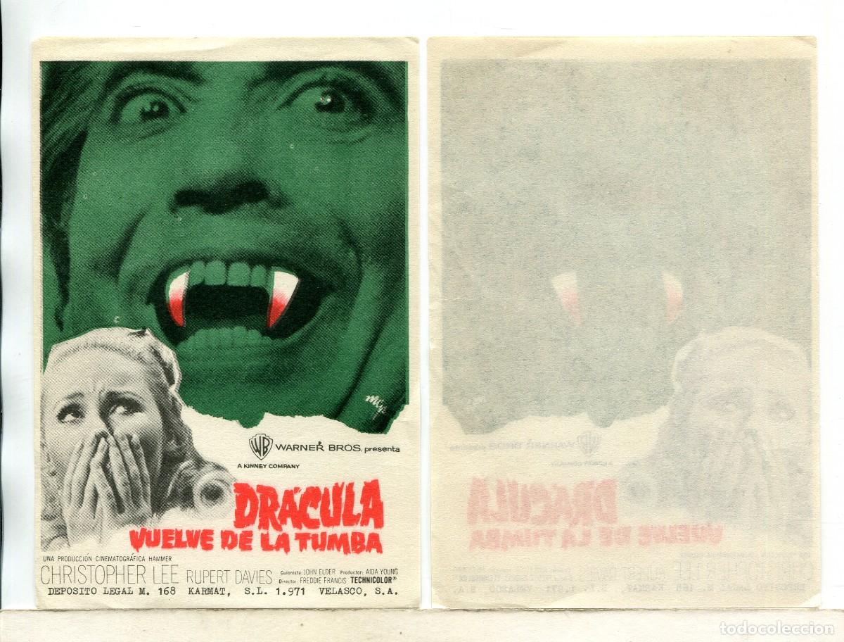 Cine: DR&Aacute;CULA VUELVE DE LA TUMBA, con Christ&oacute;pher Lee. - Foto 1