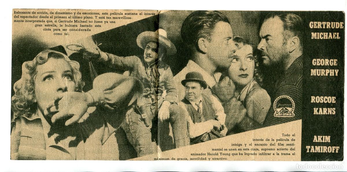 Cine: COGIDO EN LA TRAMPA, con George Murphy. - Foto 2