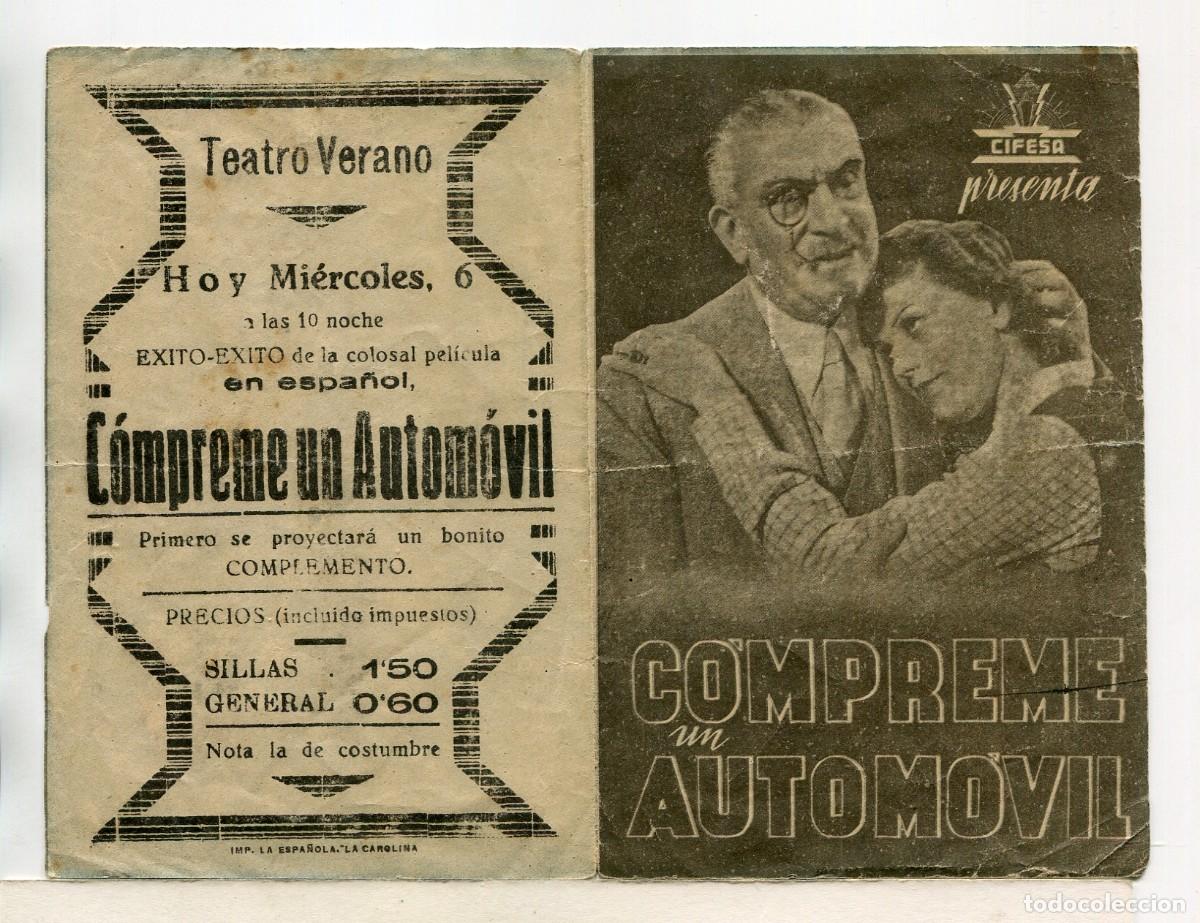 Cine: COMPREME UN AUTOM&Oacute;VIL,con Armando Falconi. - Foto 1