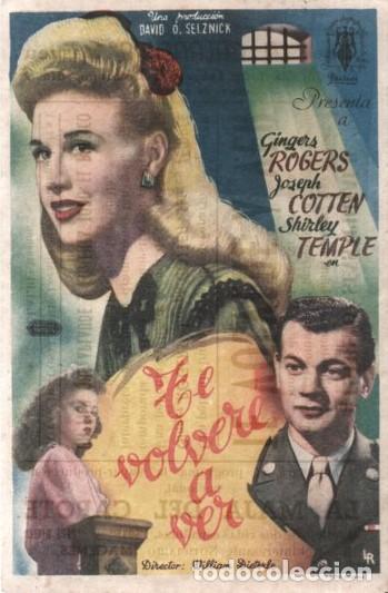 Cine: PROGRAMA DE CINE: TE VOLVER&Eacute; A VER PC-10087 - Foto 1